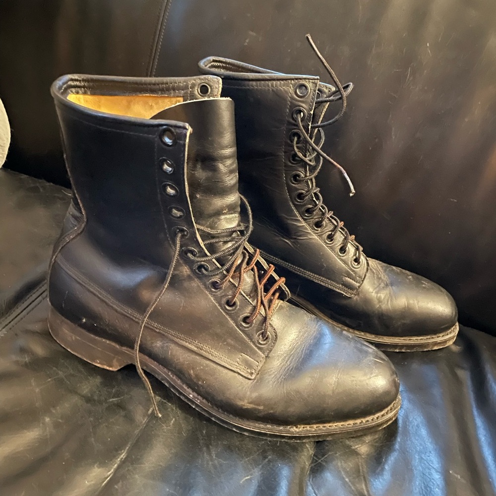 Classic Black Leather Boots